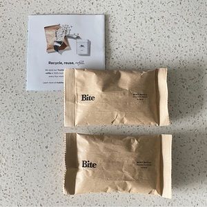 NEW BITE Fresh Mint Fluoride Toothpaste Bits Refills